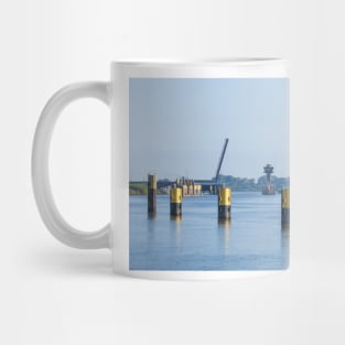 Hunte barrage, Elsfleth, Lower Saxony Mug